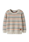 Name It Mini Boy Nino Long Sleeve Knit Sweater, Beige