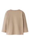 Name It Mini Boy Nick Construction Long Sleeve Top, Beige