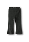 Name It Mini Girl Roisin Glitter Flare Trouser, Black