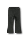 Name It Mini Girl Roisin Glitter Flare Trouser, Black