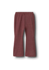 Name It Mini Girl Roisin Glitter Flare Trouser, Wine
