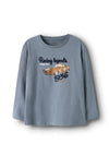 Name It Mini Boy Rubin Long Sleeve Top, Blue