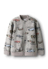 Name It Mini Boy Reiner Full Zip Sweater, Grey