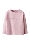 Name It Mini Girl Reara Long Sleeve Top, Pink