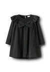 Name It Mini Girl Roisin Long Sleeve Glitter Dress, Black