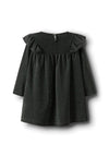Name It Mini Girl Roisin Long Sleeve Glitter Dress, Black