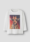 Name It Mini Boy Voto Long Sleeve Top, White