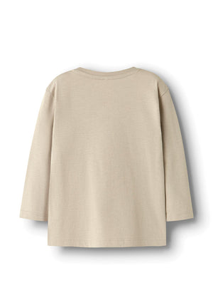 Name It Mini Boy Voto Long Sleeve Top, Beige