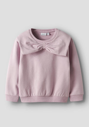 Name It Mini Girl Sovea Long Sleeve Sweater, Lilac