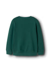 Name It Mini Boy Christmas Long Sleeve Sweater, Green