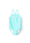 Name It Mini Girl Zille Unicorn Swimsuit, Tibetan Stone