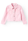 Name It Mini Girl Atae Twill Jacket, Parfait Pink