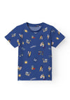 Name It Mini Boy Flyne Short Sleeve Tee, Clematis Blue