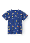 Name It Mini Boy Flyne Short Sleeve Tee, Clematis Blue