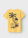 Name It Mini Boy Fole Short Sleeve Tee, Yarrow