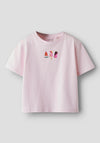 Name It Mini Girl Finina Short Sleeve Tee, Ballerina