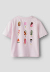 Name It Mini Girl Finina Short Sleeve Tee, Ballerina