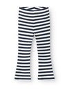Name It Mini Girl Folisa Flared Pant, Navy