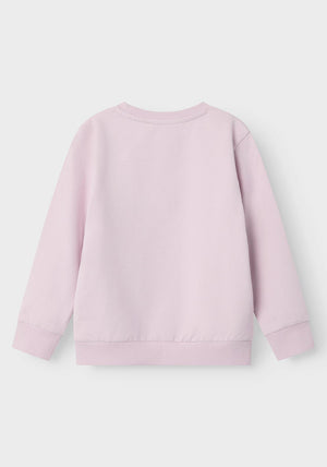 Name It Mini Girl Fikku Long Sleeve Sweater, Ballerina