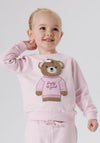 Name It Mini Girl Fikku Long Sleeve Sweater, Ballerina