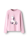 Name It Mini Girl Tearta Long Sleeve Top, Pink