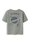 Name It Mini Boy Dib Space Short Sleeve Tee, Green