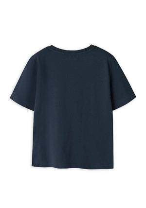 Name It Mini Boy Difus Space Teddy Short Sleeve Tee, Navy
