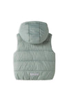Name It Mini Girl Marble Hooded Gilet, Green