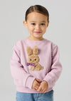 Name It Mini Girl Silia Long Sleeve Sweater, Pink