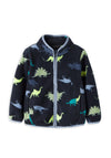 Name It Mini Boy Meeko Dino Long Sleeve Fleece, Navy