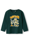 Name It Mini Boy Vagno Long Sleeve Top, Pine Grove