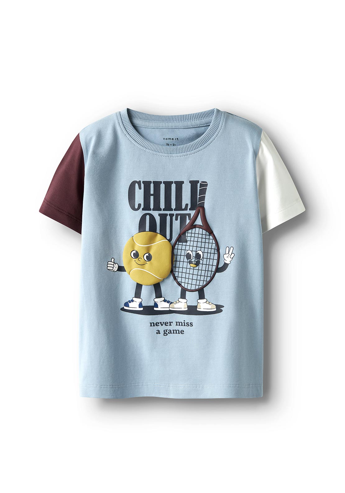 Name It Mini Boy Kyler Short Sleeve Tee, Blue