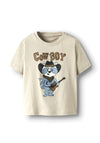 Name It Mini Boy Kai Short Sleeve Tee, Beige