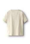 Name It Mini Boy Kai Short Sleeve Tee, Beige