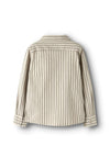 Name It Mini Boy Rekid Long Sleeve Stripe Shirt, Beige
