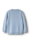 Name It Mini Boy Levon Tractor Long Sleeve Knit Jumper, Blue