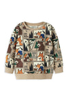 Name It Mini Boy Waldy Camping Long Sleeve Sweater, Beige