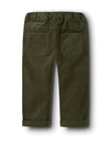 Name It Mini Boy Ben Corduroy Trouser, Green