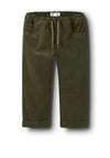 Name It Mini Boy Ben Corduroy Trouser, Green