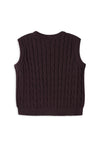 Name It Mini Boy Raffat Knit Vest, Brown