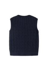 Name It Mini Boy Raffat Knit Vest, Navy
