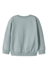 Name It Mini Boy Vildar Dino Long Sleeve Sweater, Green