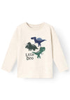 Name It Mini Boy Kelto Long Sleeve Top, Peyote Melange
