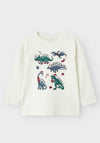 Name It Mini Boy Vismas Long Sleeve Top, Jet Stream