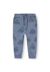 Name It Mini Boy Tractor Sweat Pant, Flint Stone