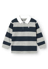 Name It Mini Boy Robert Long Sleeve Polo Top, Dark Sapphire