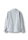 Name It Mini Boy Rekid Long Sleeve Stripe Shirt, Grey