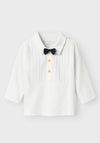 Name It Mini Boy Rumle Long Sleeve Top, Bright White