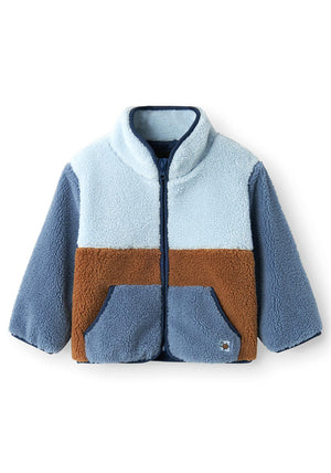 Name It Mini Boy Mimba Teddy Jacket, Infinity Blue