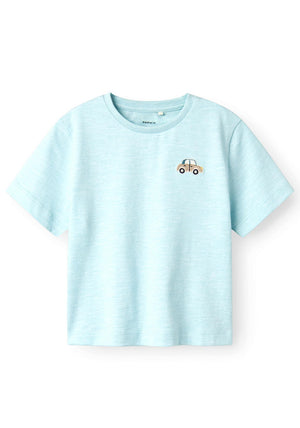 Name It Mini Boy Fredery Short Sleeve Tee, Aquatic
